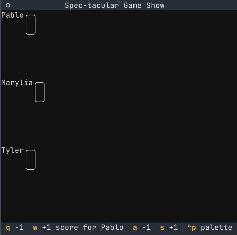 text-based user interface